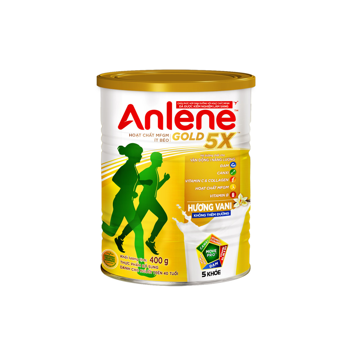 [Voucher giảm đến 26%]Sữa Bột Anlene Gold Hương Vani 400G