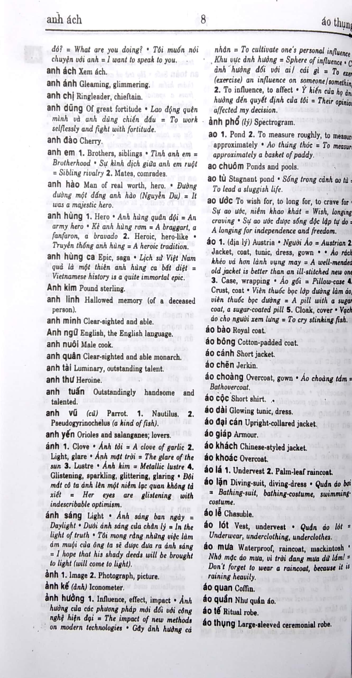 Fahasa - Từ Điển Việt - Anh 274.000 Từ