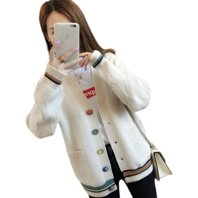 Áo len cardigan nữ phong cách Hàn Quốc chất len dày dặn freesize - LADY BAG