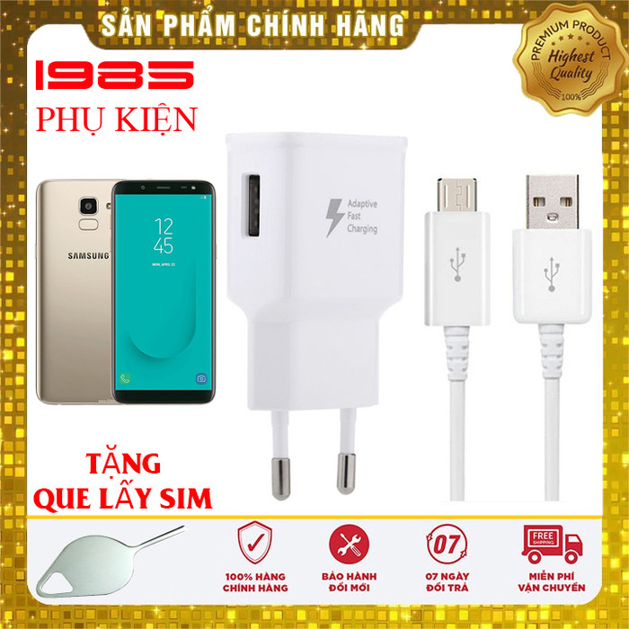 Bộ sạc nhanh samsung j6 j6 plus chính hãng