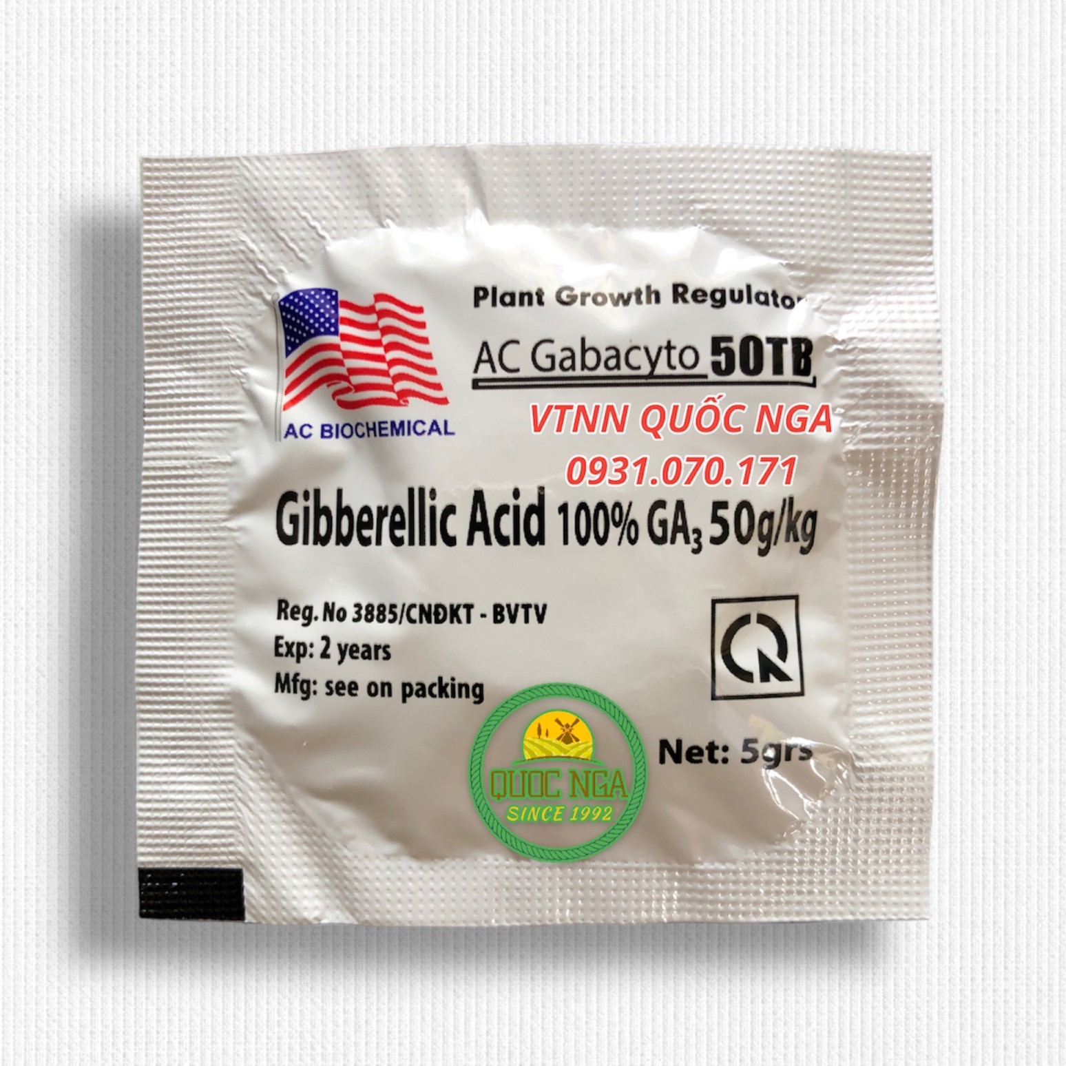 GA3 50TB CHẤT ĐIỀU HÒA SINH TRƯỞNG CÂY TRỒNG