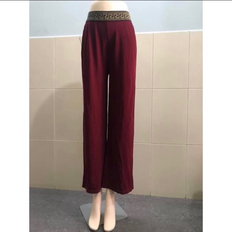 Quần pha lưng bảng ống rộng dài