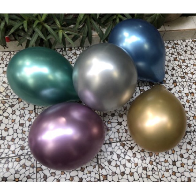Set 10 bóng chrom siêu nhũ sang chảnh