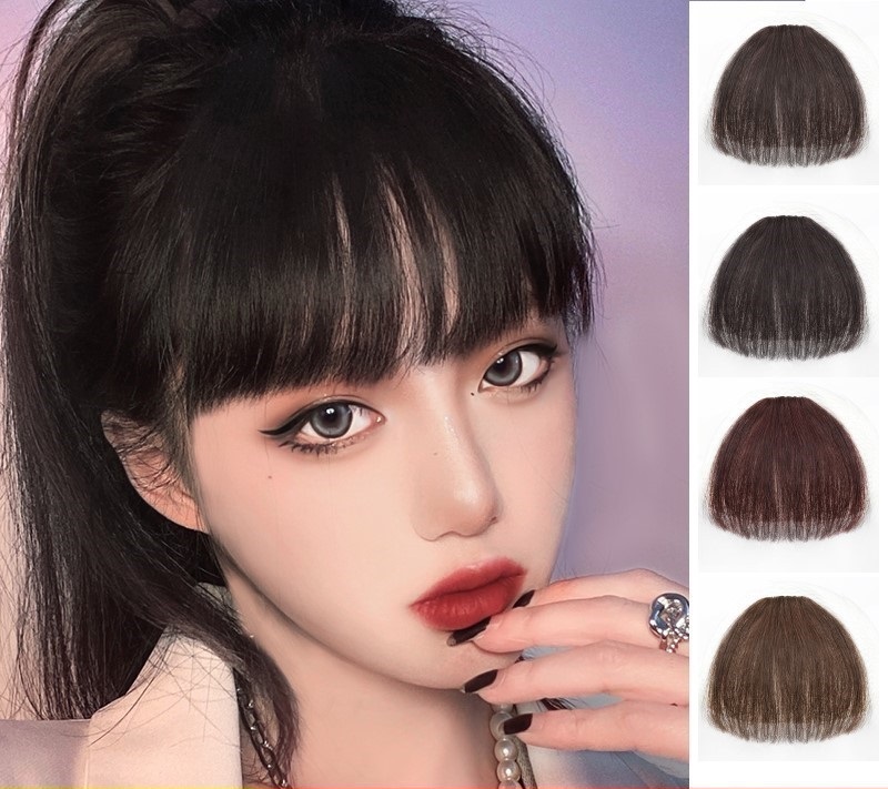 Mái ngố thưa tóc thật phong cách nhật bản không pát mnt-03 | winawigs