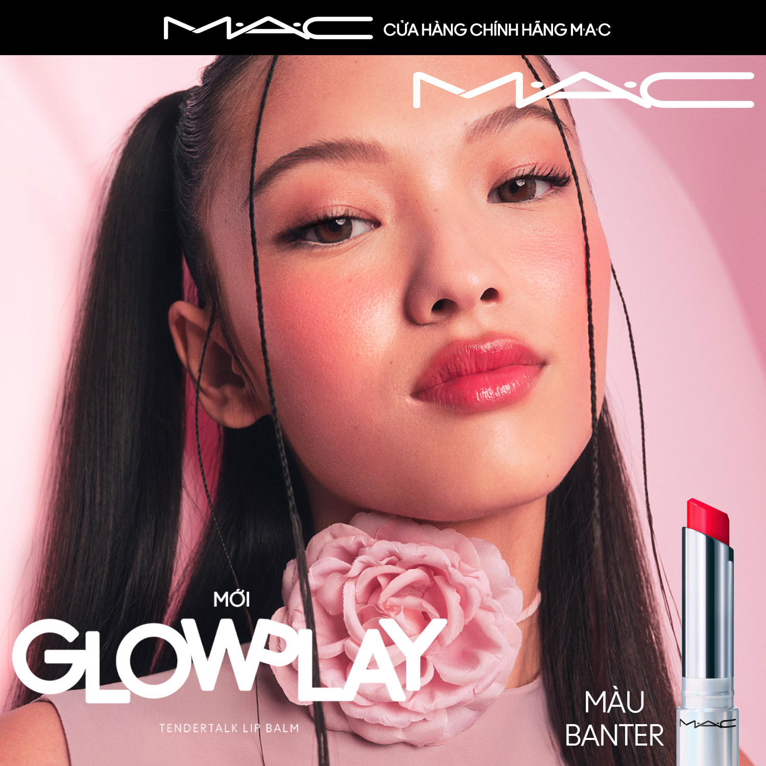 Son dưỡng có màu MAC Glow Play Tendertalk Lip Balm | Dưỡng ẩm với công nghệ đổi màu theo độ pH