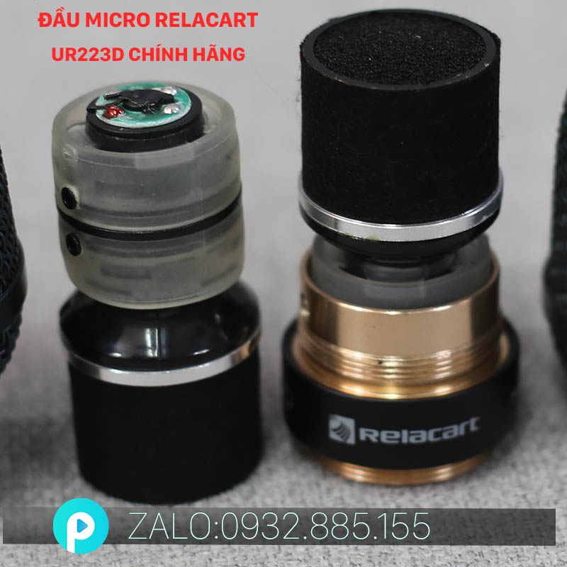 Coil micro RELACART UR 223D, đầu mic 223D Chất âm cực hay