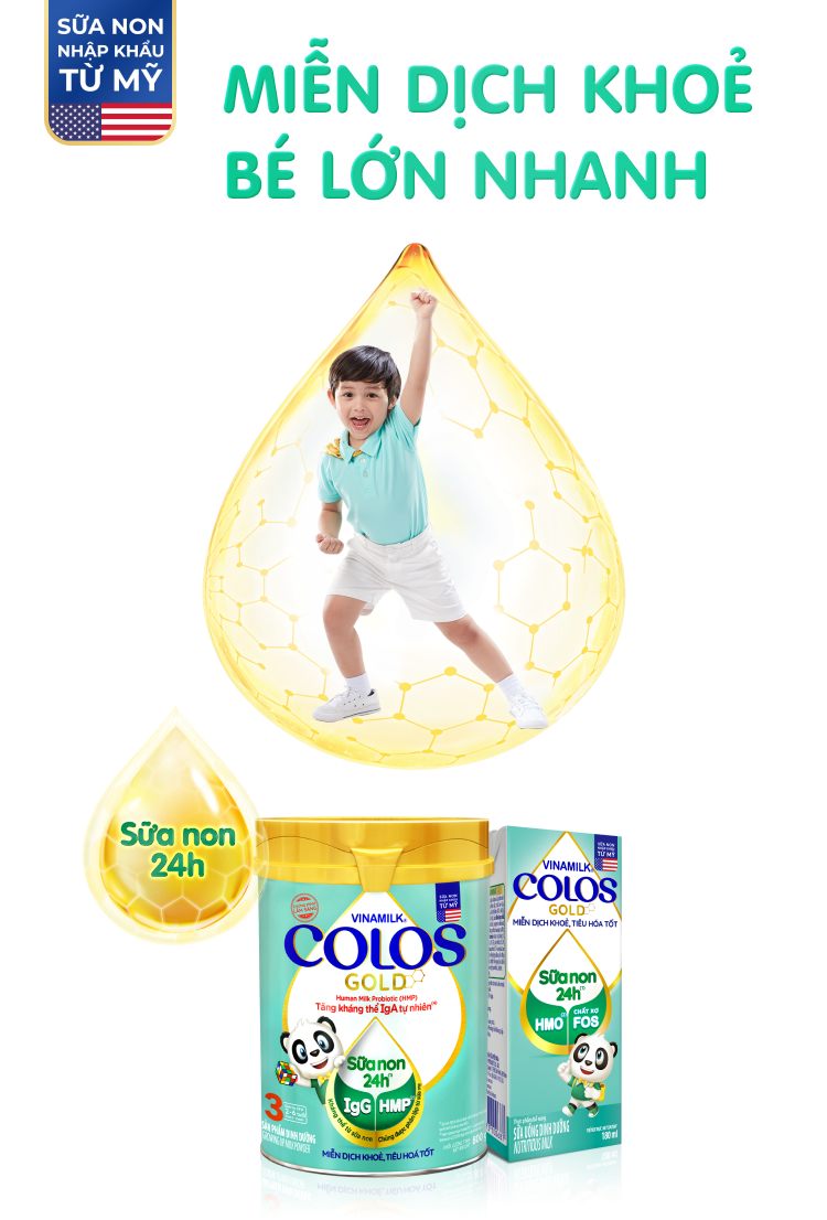 Sữa Non Vinamilk Colos Gold 1,2,3 800g (Date mới)
