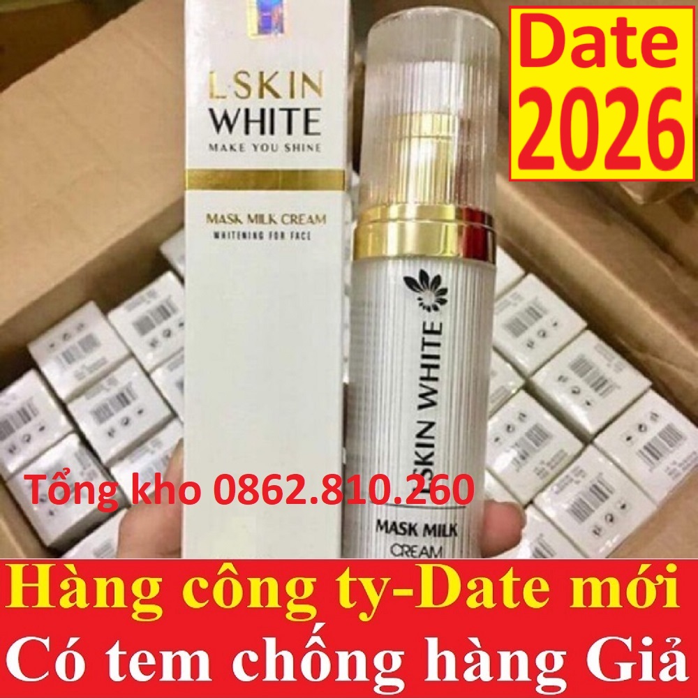 Ủ kén tằm lskin white đan thy trắng hồng mặt 🌸