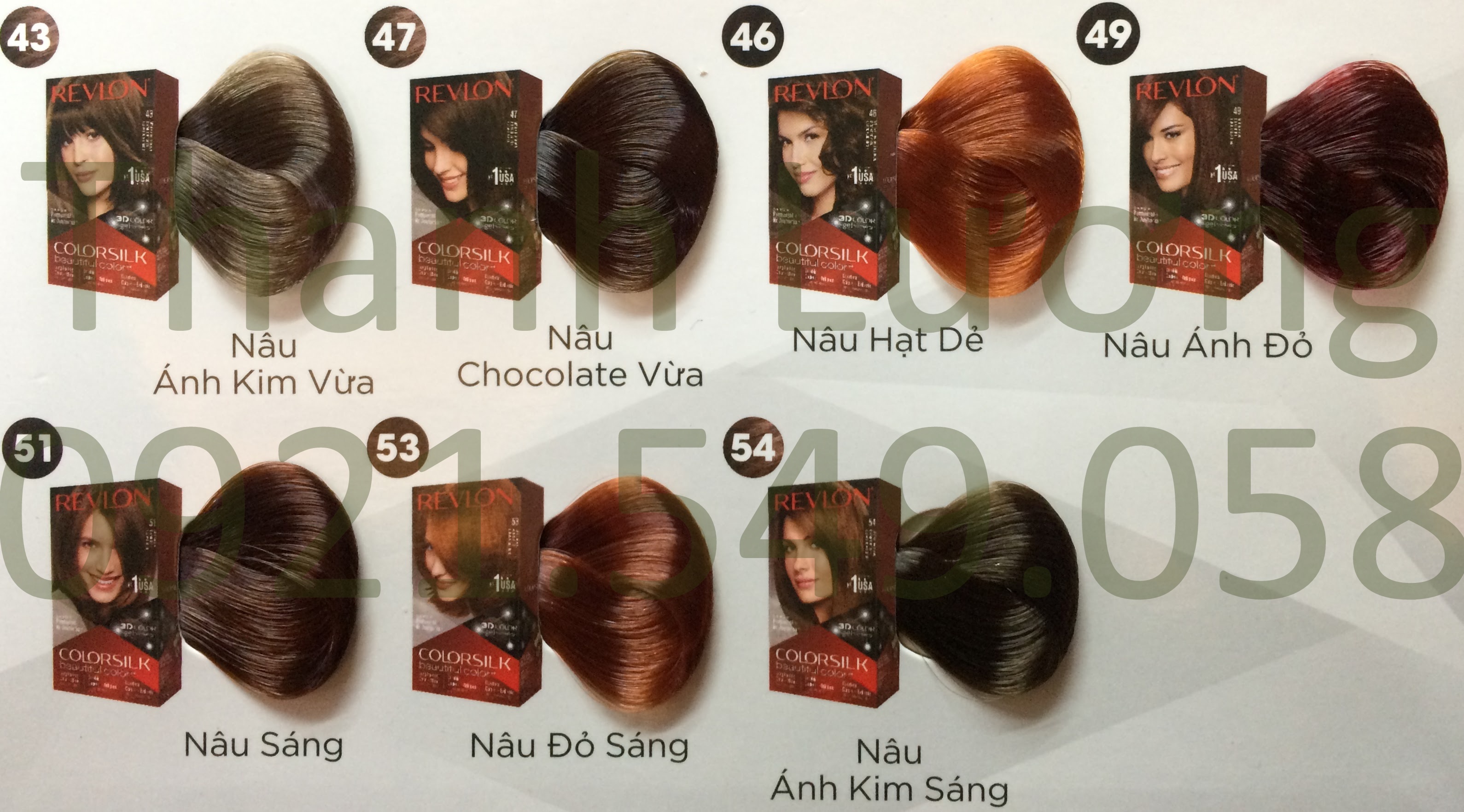 Nhuộm tóc Revlon Colorsilk - USA