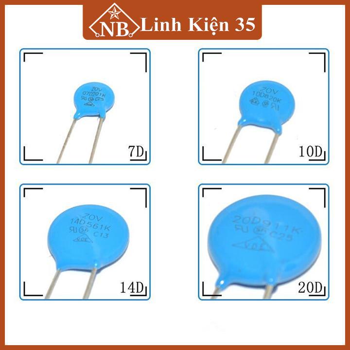 Tụ chống sét Varistor 14D471K/14D470K/20D471K/20D680K