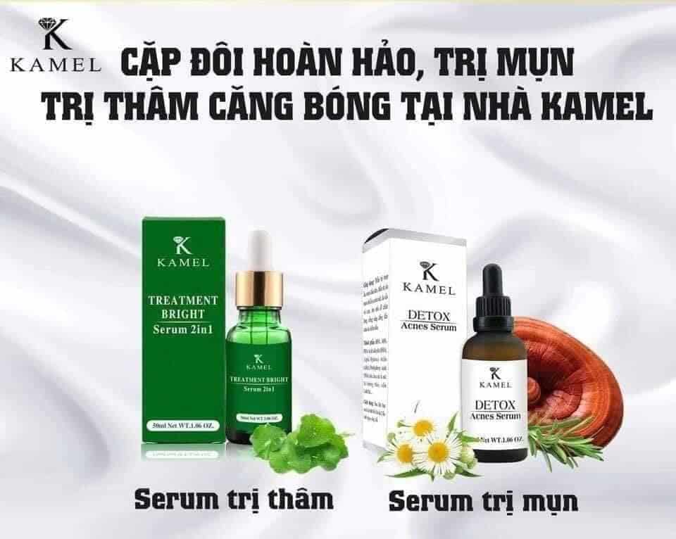 [Chính Hãng] Tinh Chất Trị Mụn Kamel Serum Detox Acnes 10ml (đã có mẫu mới)