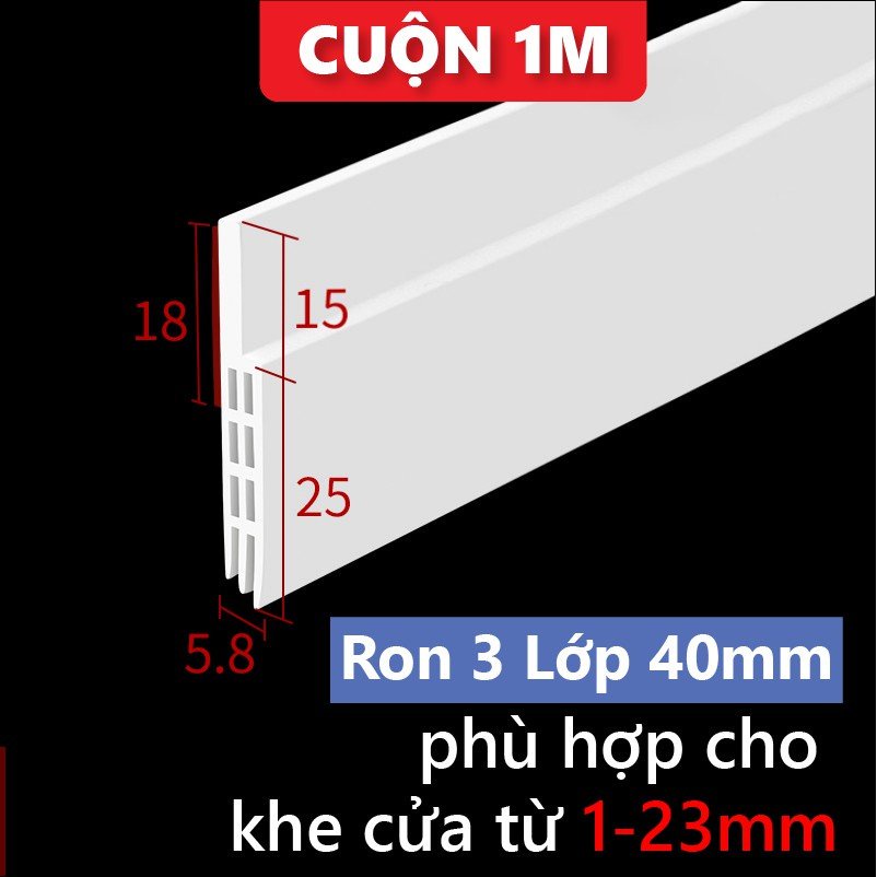 Gioăng dán chân cửa, dán khe cửa cách âm - AZ Store