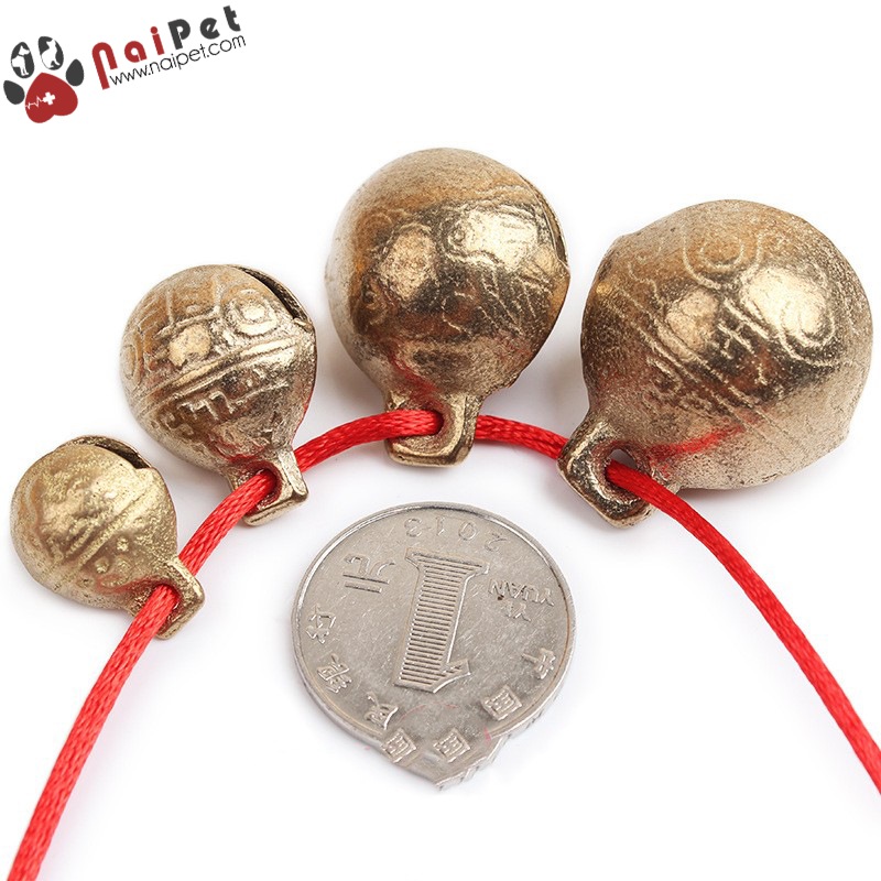 Chuông Đồng Vàng Đeo Cổ Cho Chó Mèo