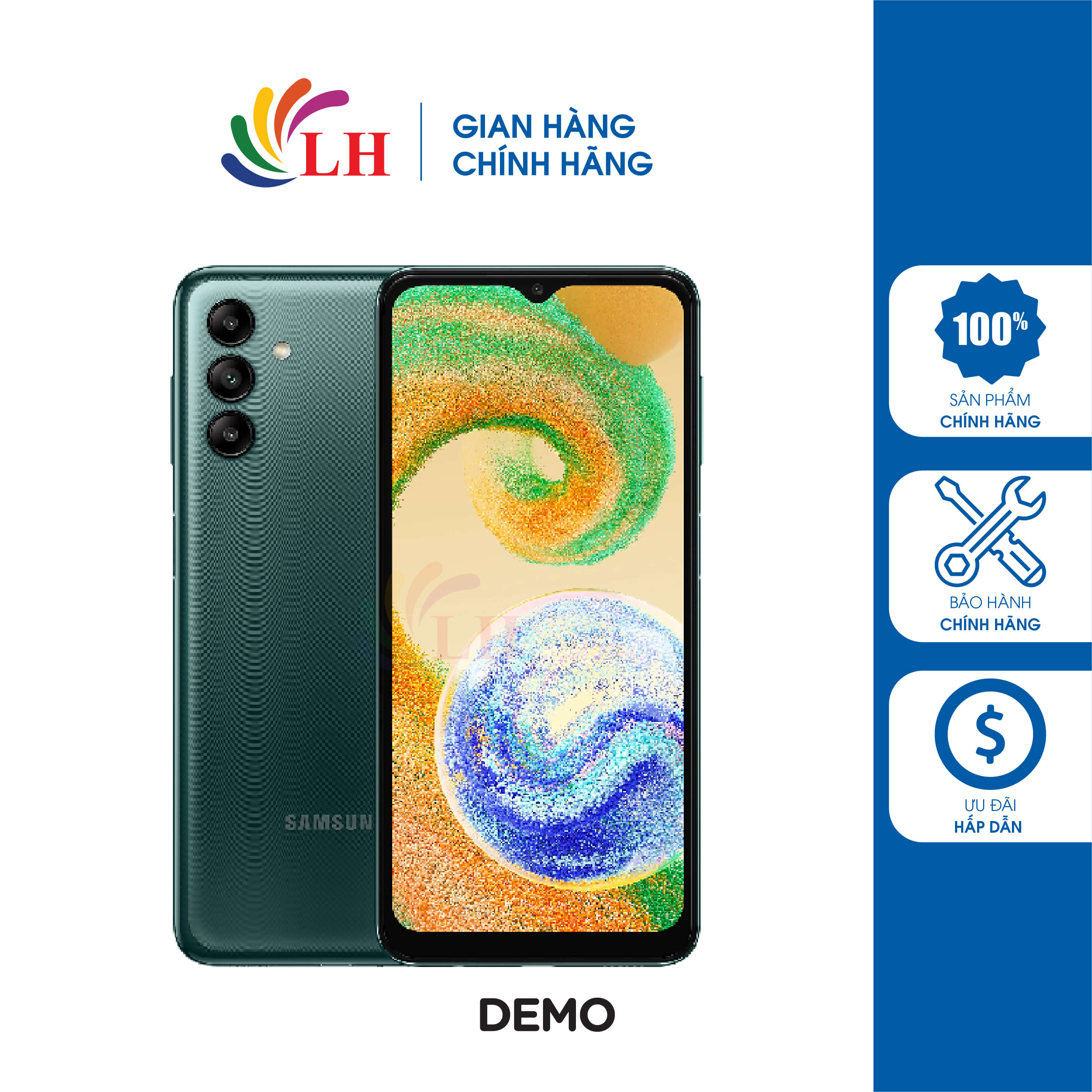 Điện thoại Samsung Galaxy A04s - Hàng chính hãng - Camera chính lên đến 50MP, viên pin dung lượng lớn