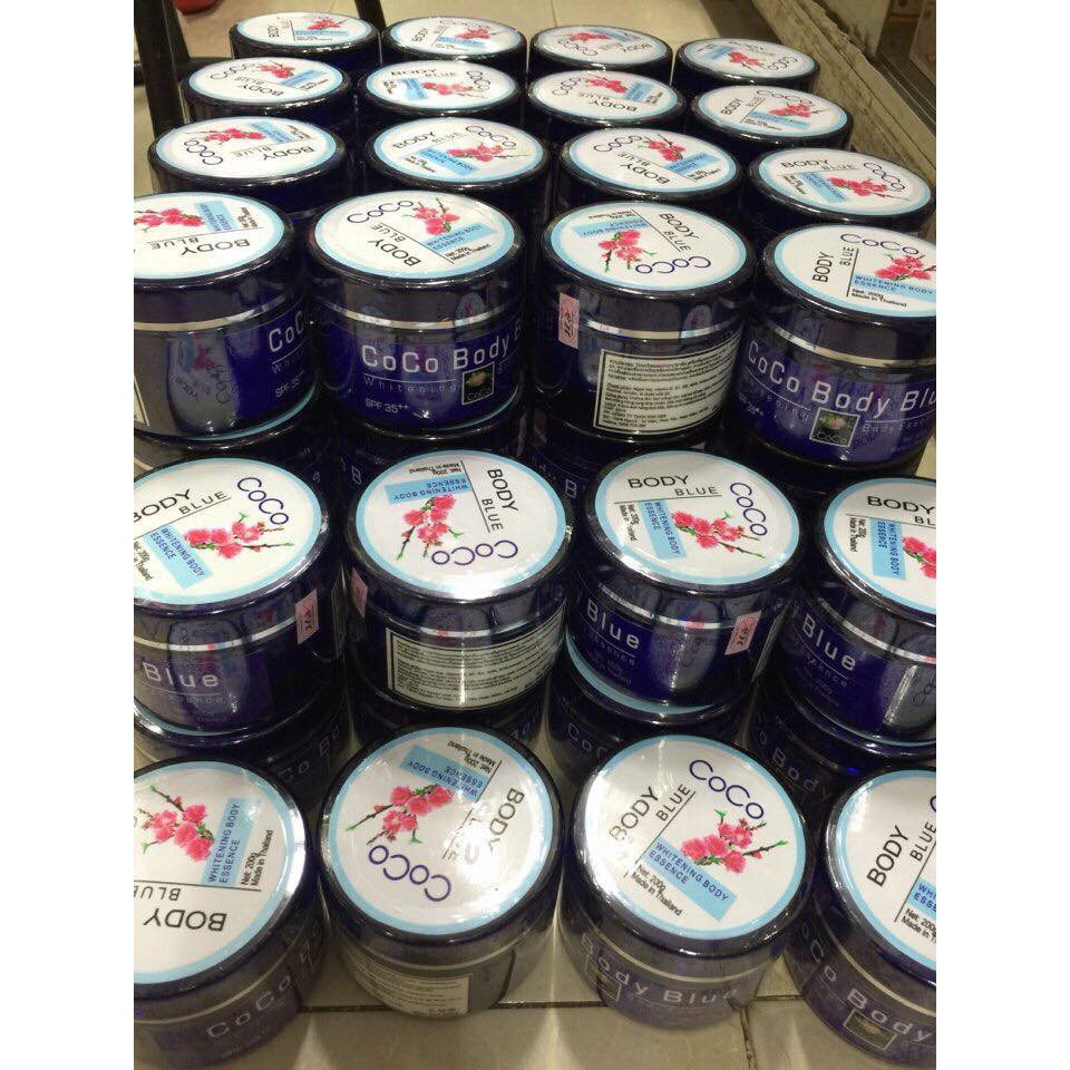 [HCM]KEM DƯỠNG TRẮNG DA BODY COCO BLUE 200ml
