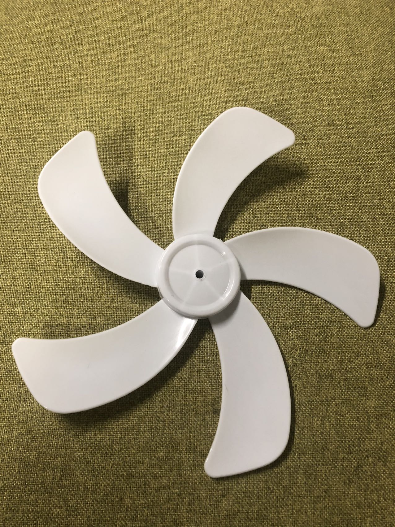 Cánh quạt 5 lá trắng sải cánh 38cm