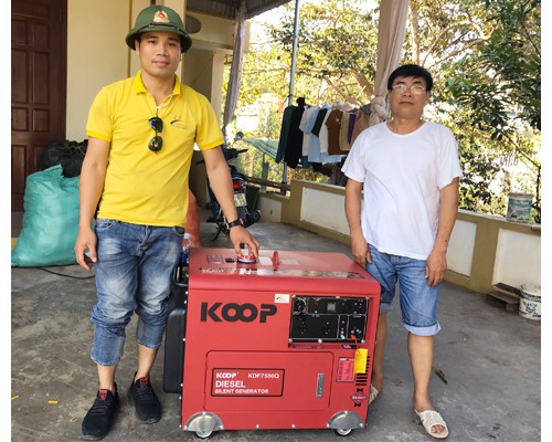 Máy Phát Điện Chạy Dầu 5kVA Koop KDF7500Q