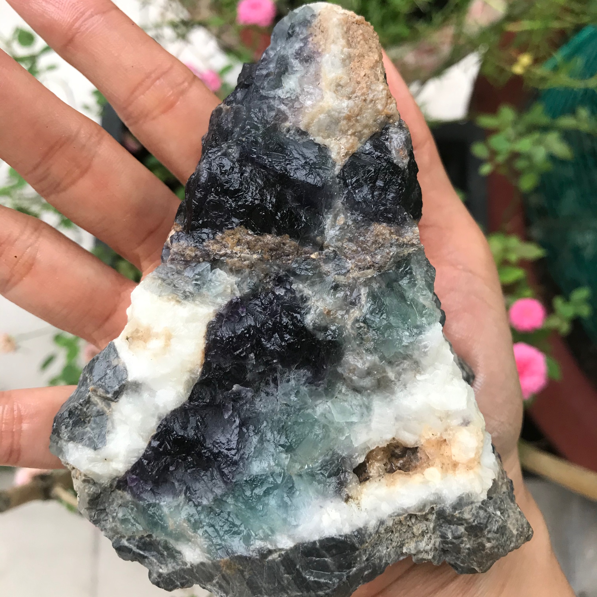 Đá Fluorite tự nhiên M97