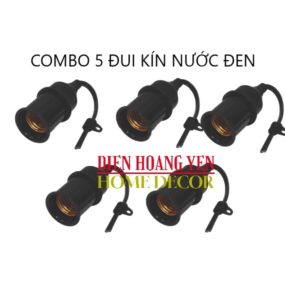 Combo 5 Đui đèn kín nước E27 hàng tốt