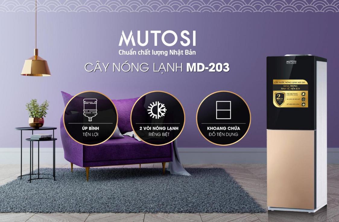 Cây nước nóng lạnh Mutosi MD-203