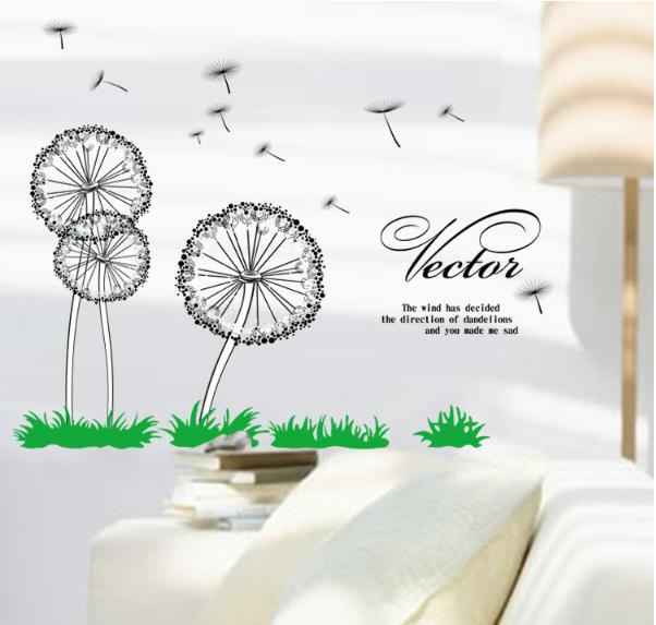 [HCM]Decal trang trí Bồ Công Anh lớn Vector