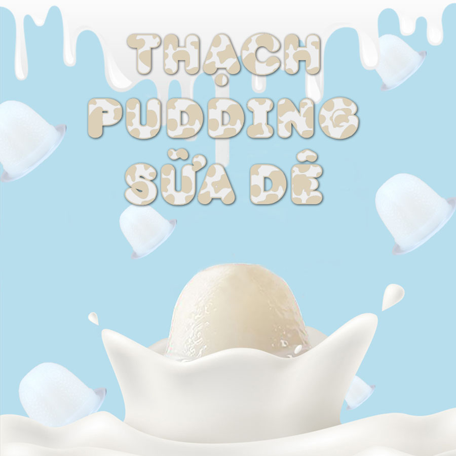 Pudding thạch sữa dê bổ sung dinh dưỡng cho mèo