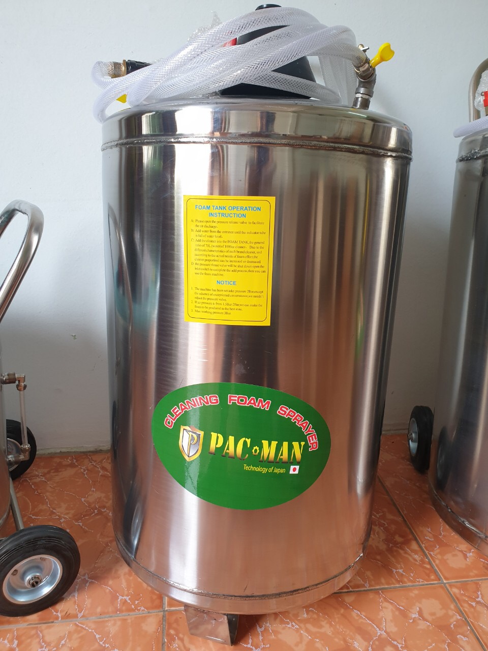 Bình Phun Bọt Tuyết Inox 80L Pacman 201/80