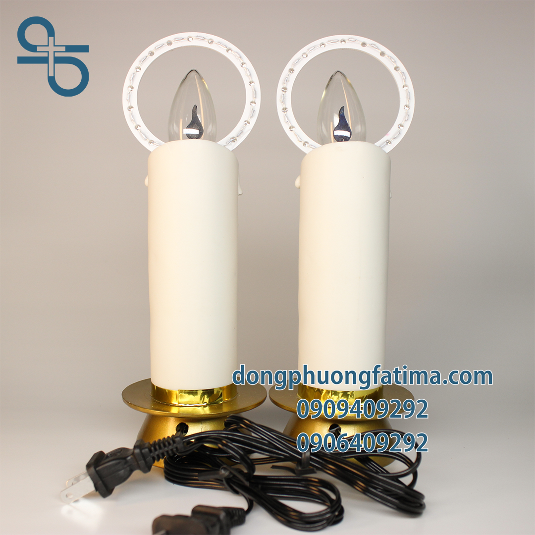 2 CÂY NẾN ĐIỆN TỬ VÒNG LED