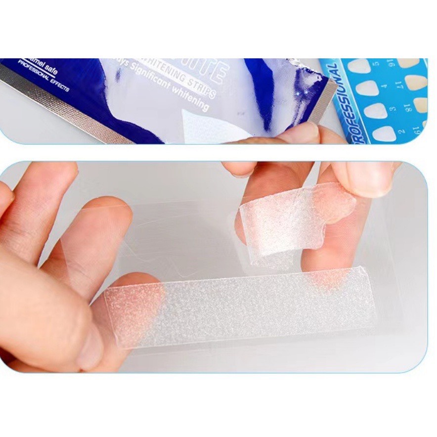 Miếng dán trắng răng tiện lợi 5D White Teeth Whitening Strips