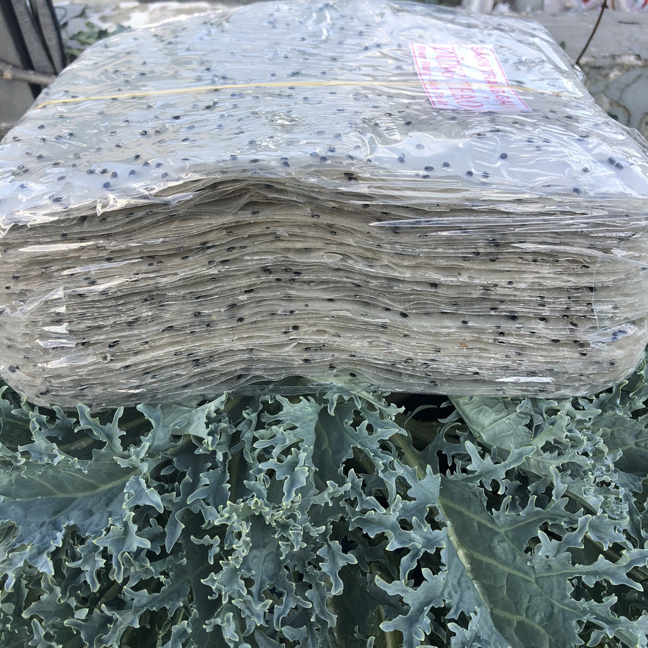 Bánh Tráng Mè Đen Phan Rang 1 Xấp 2kg (100 cái)