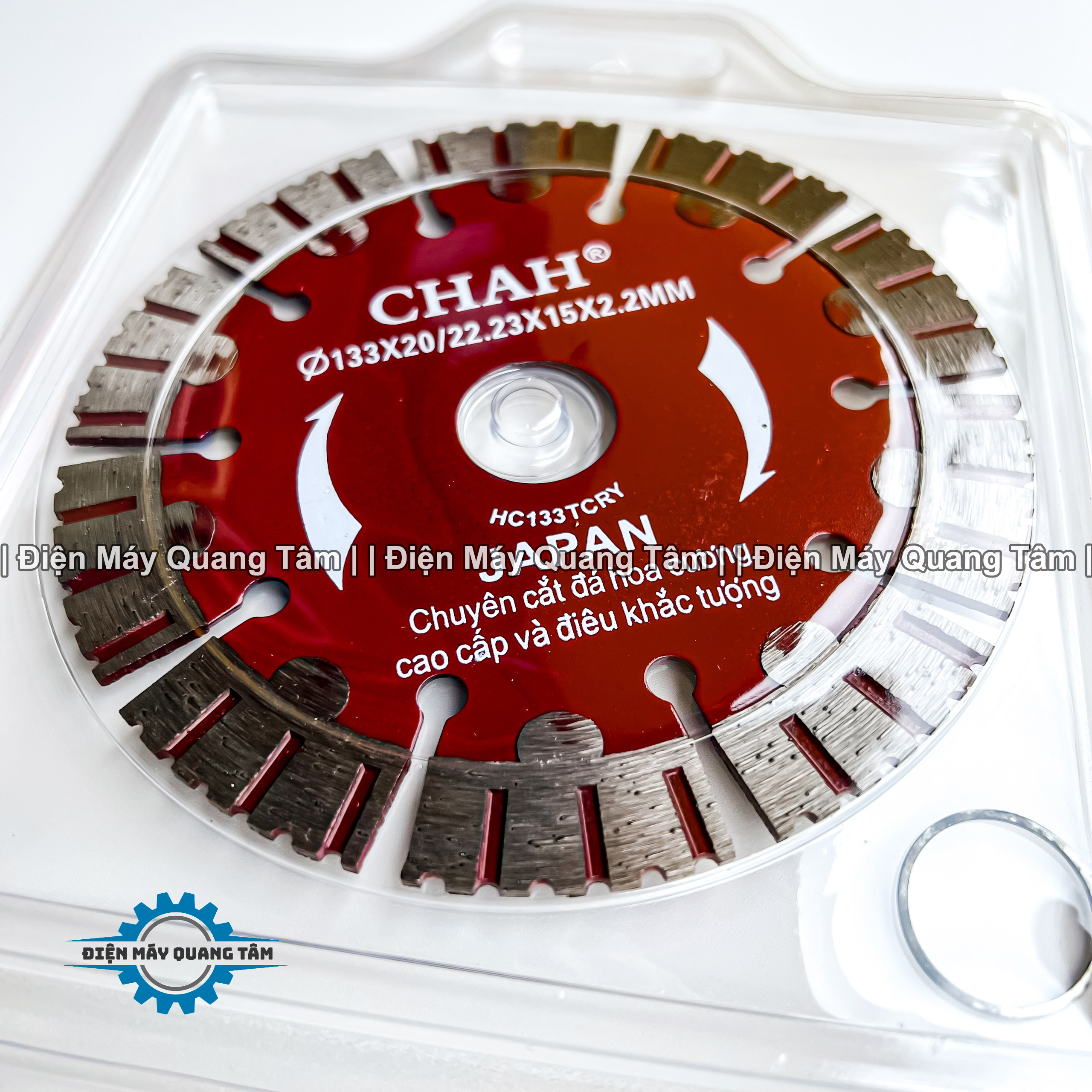 Lưỡi Cắt Gạch - Bê Tông - Đá 133mm CHAH