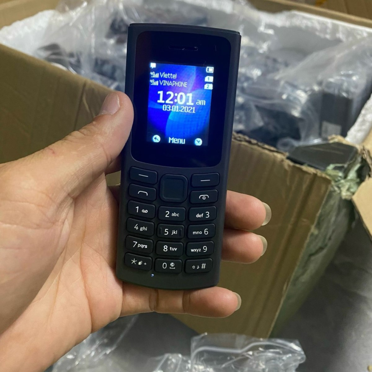 Điện Thoại Nokia 105 4G 2 Sim 2 Sóng Hàng Mới Full Box