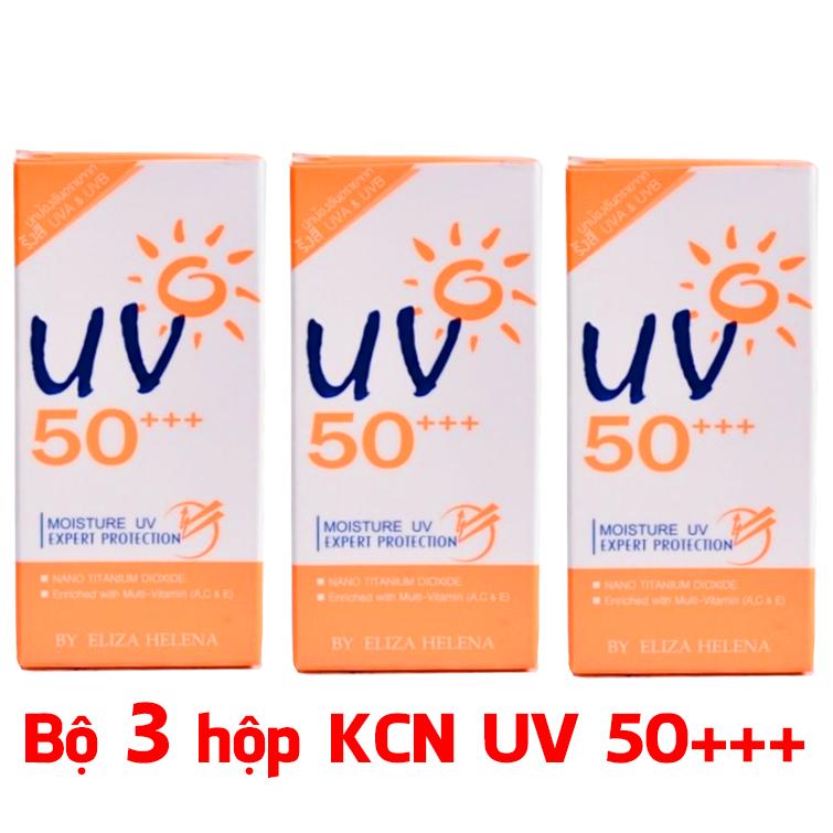 HCMBộ 3 hộp kem chống nắng Eliza Helena UV50++ Thái Lan