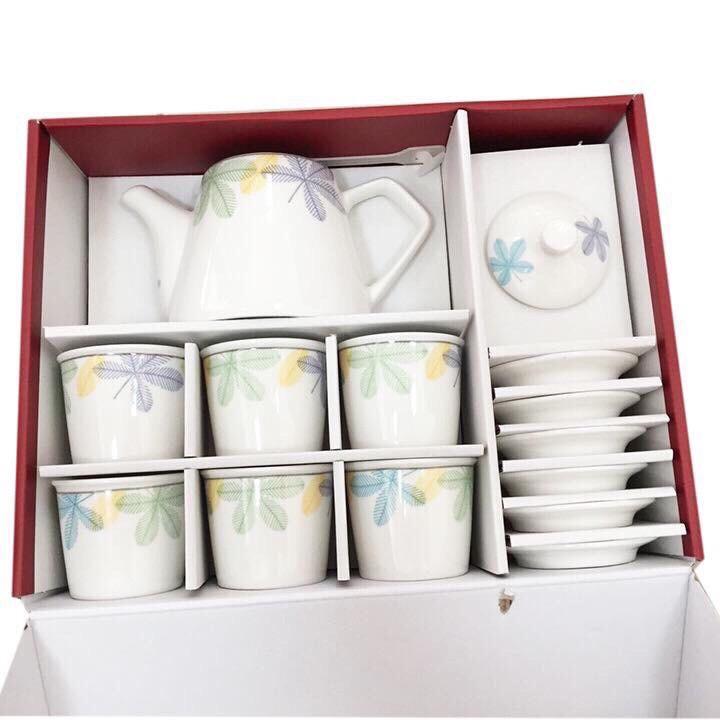 Bộ Ấm Chén Donghwa 13 Món_ Quà tặng LG