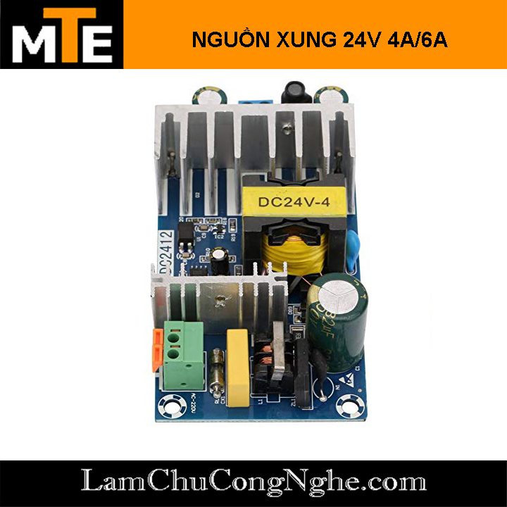 Module nguồn xung 100W AC-DC 24v 4A