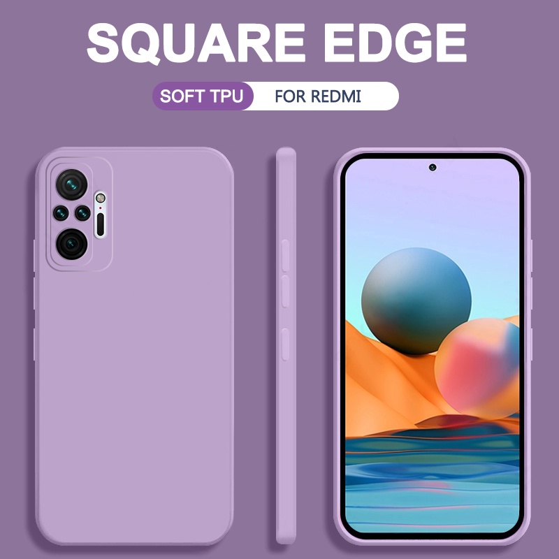 Matte square edge silicon phone cover case for Xiaomi 13T 12T Redmi Note 12 Pro Plus 12s 11s 10 5G 10s 9 9s 8 10 13C 12C 10C 9A 9T mi 11 Lite ne 10t 9T Poco C65 F5 X5 M5S M4 M3 Pro X X F4 X X3 GT NFC F3 F2 soft case color protector cover Photo Frame cover