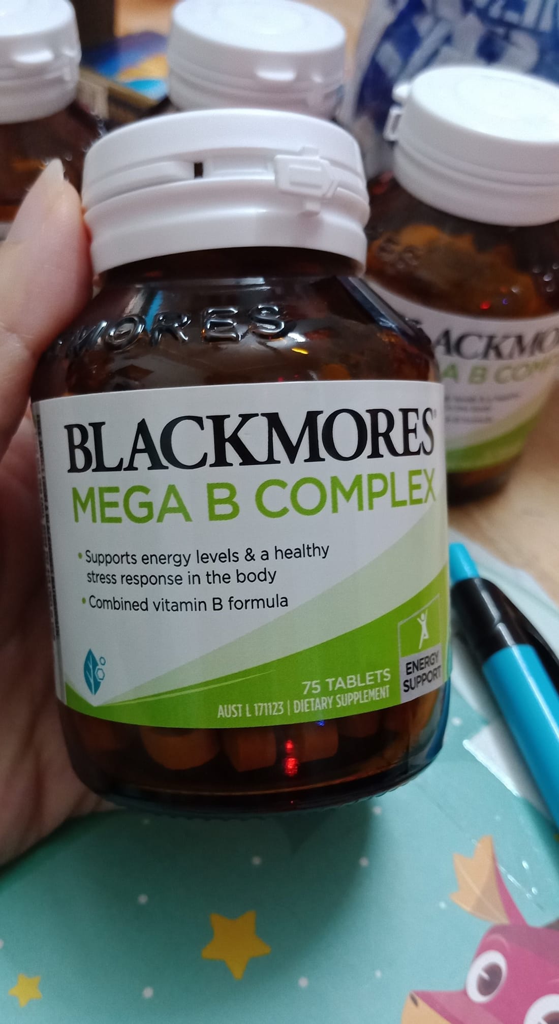 Vitamin B Blackmores Mega B Complex