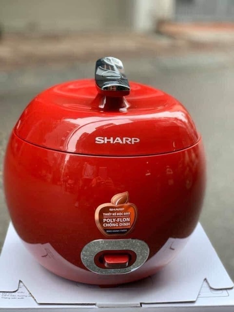 Nồi cơm điện mini Hình quả táo SHARP KS-A08 - 0.72 lít
