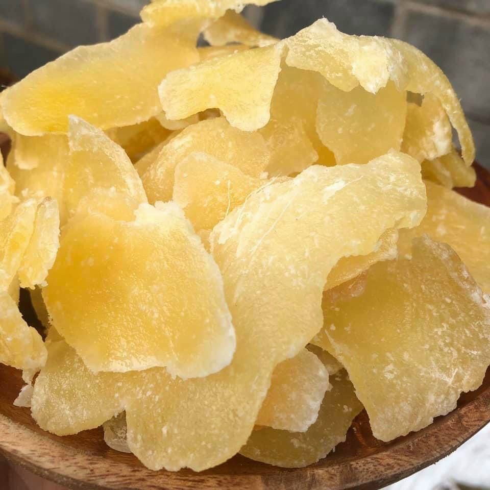 Mứt gừng cắt lát  nhà làm 500g