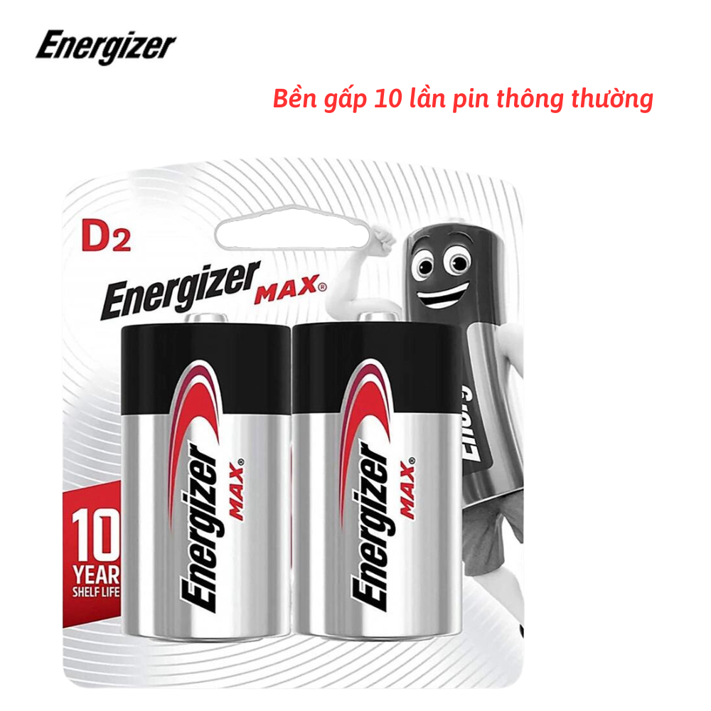 1 Đôi Pin Đại ( Pin D ) Alkaline 1,5 Volt Energizer