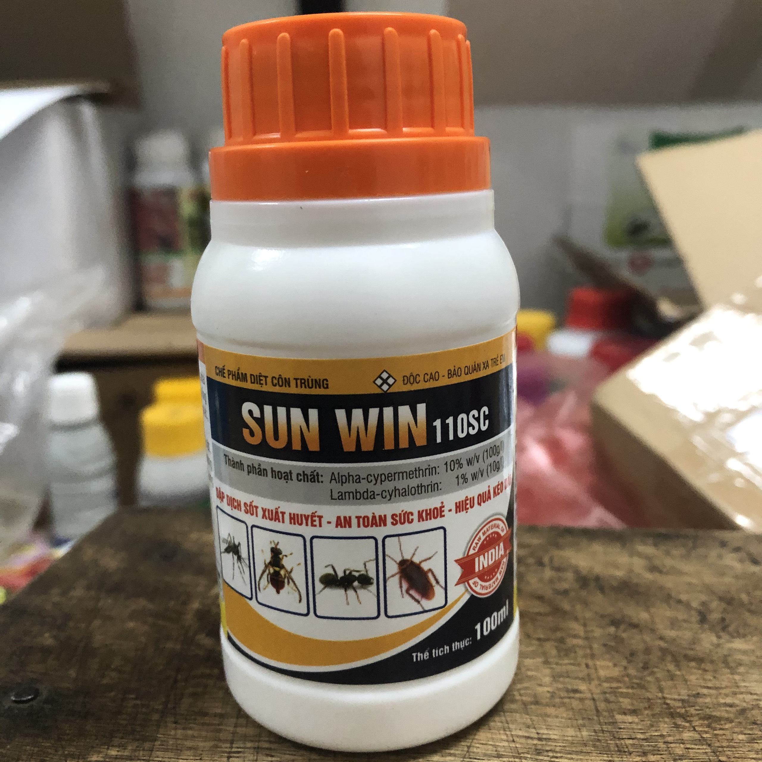 Combo 30 chai diệt muỗi sunwin 100ml