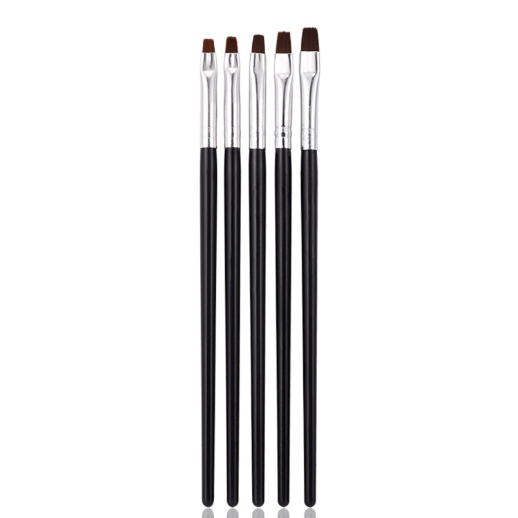Set cọ đắp gel 5 cây đủ size HN08