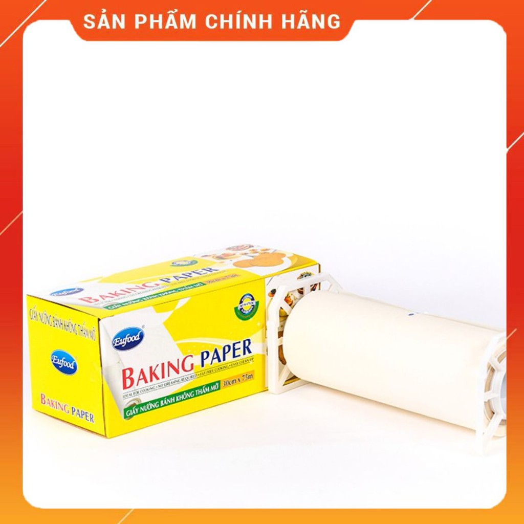 Giấy nến lót bánh và nướng bánh cuộn lớn 30cmx75m