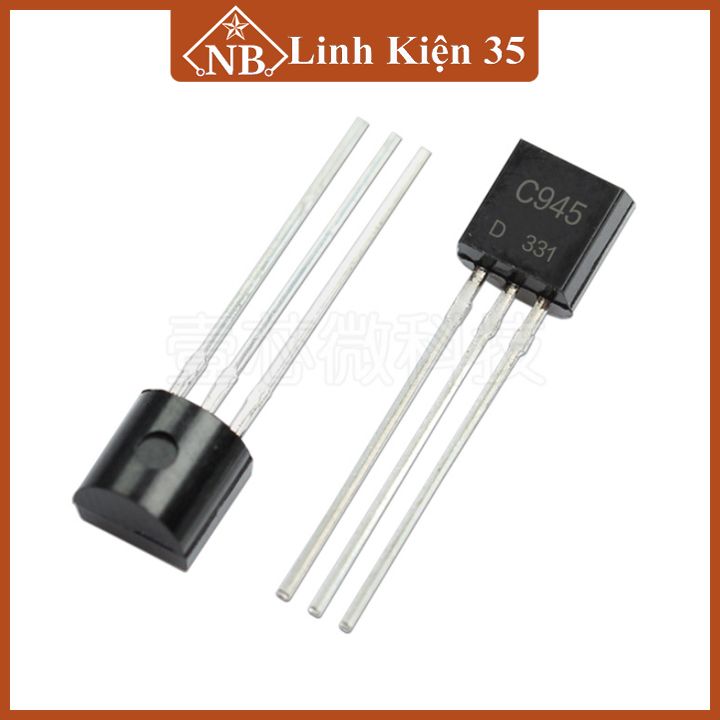 Transistor C945 NPN 50V 150mA kiểu chân TO-92