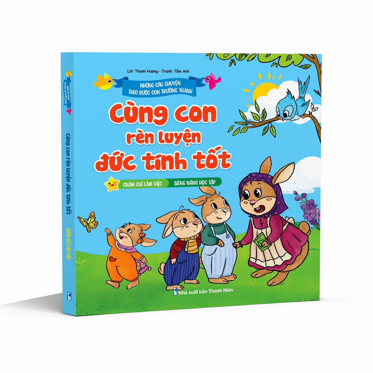 Sách - Cùng con rèn luyện Đức Tính tốt - Chăm chỉ làm việc - Siêng năng học tập