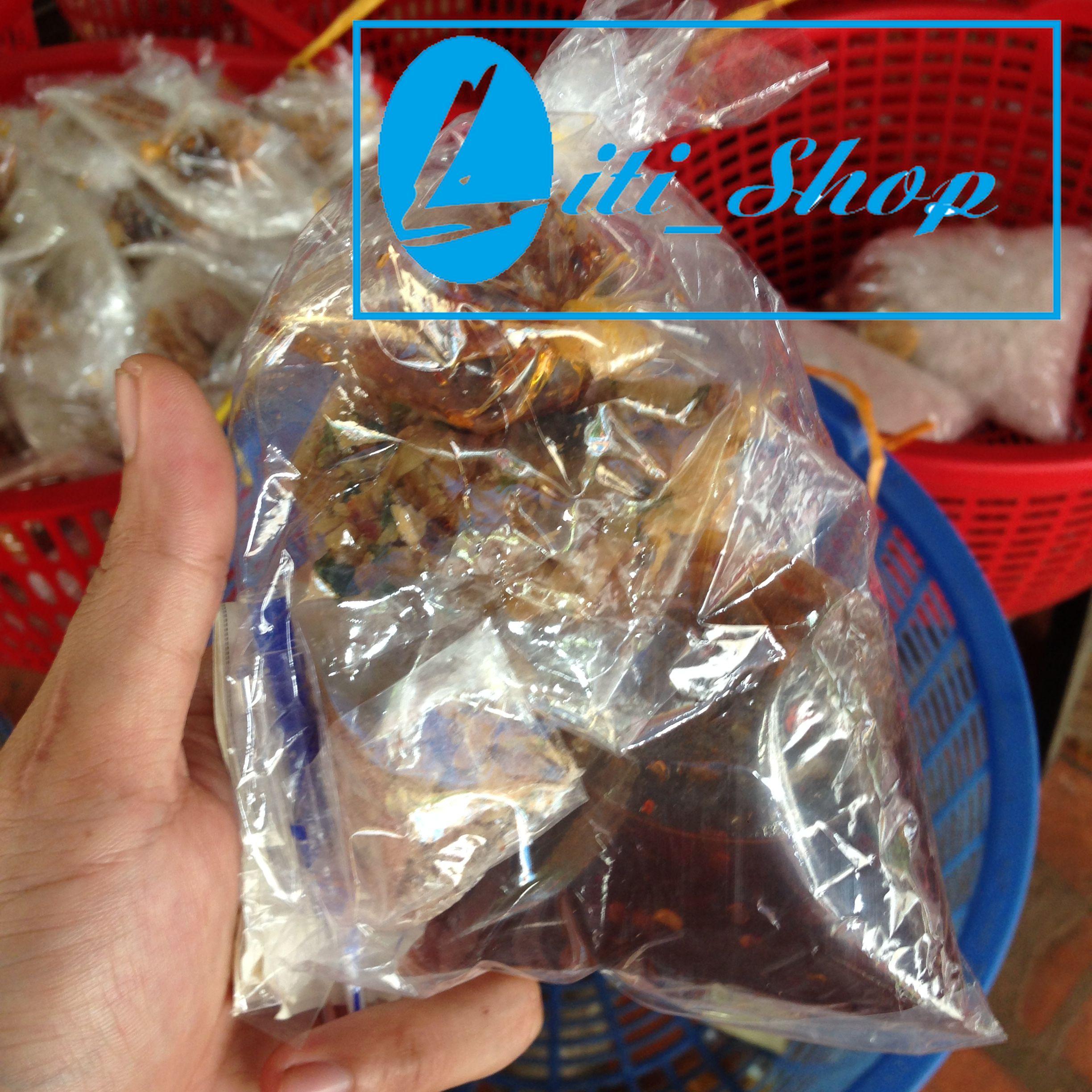Nước Sốt me-Đậu phọng-Hành phi (Ăn với bánh tráng phơi sương)