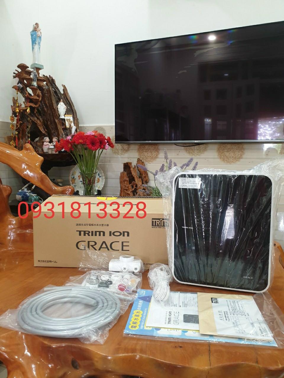 Máy lọc nước ion kiềm Trim ion Grace mới 100%