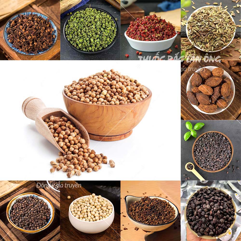 Dried Coriander Seeds 100g, Coriander Seeds, Fragrant, Clean, Seasoning for Cooking Pho, Making Ginseng Soup, Making Tea