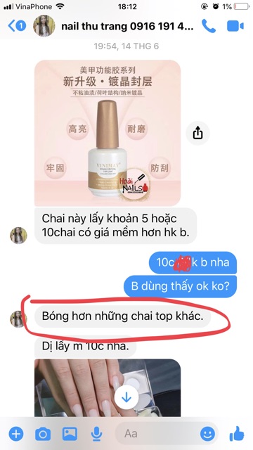 Top pha lê vinimay 2020 Phụ kiện Nail