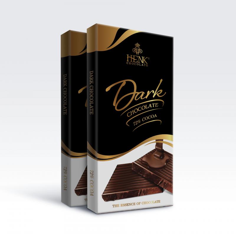 Socola đen 72% cacao thanh 50g || 100g